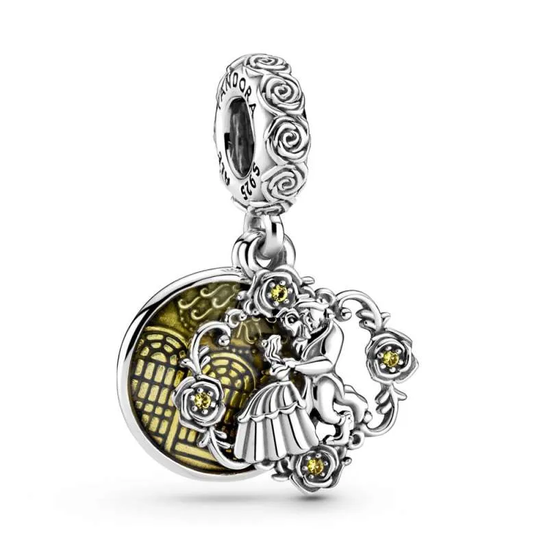 Talisman de tip pandantiv dansul Frumoasei și bestiei de la Disney