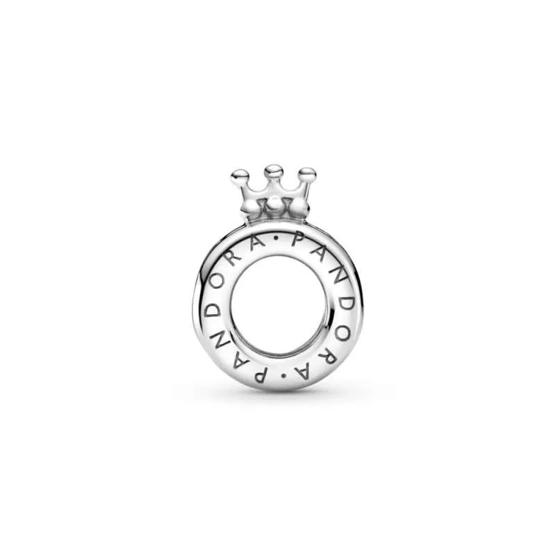 Talisman O cu coroană și logo-ul Pandora