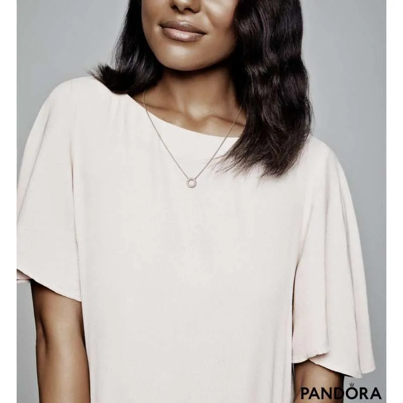 Colier pavé cu logo-ul Pandora