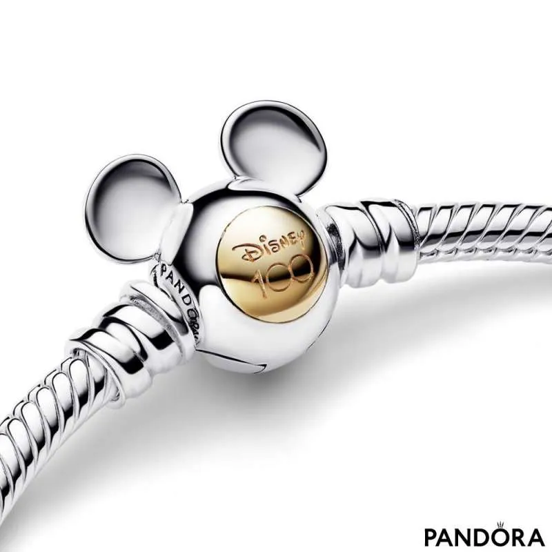 Brățară tip lanț clasic Moments aniversar cu numărul 100 Disney
