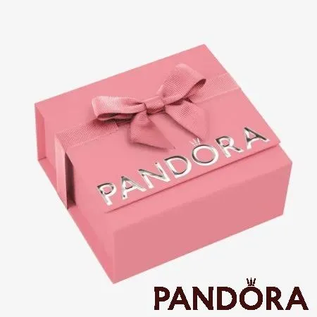 Cutie roz cu fundita 