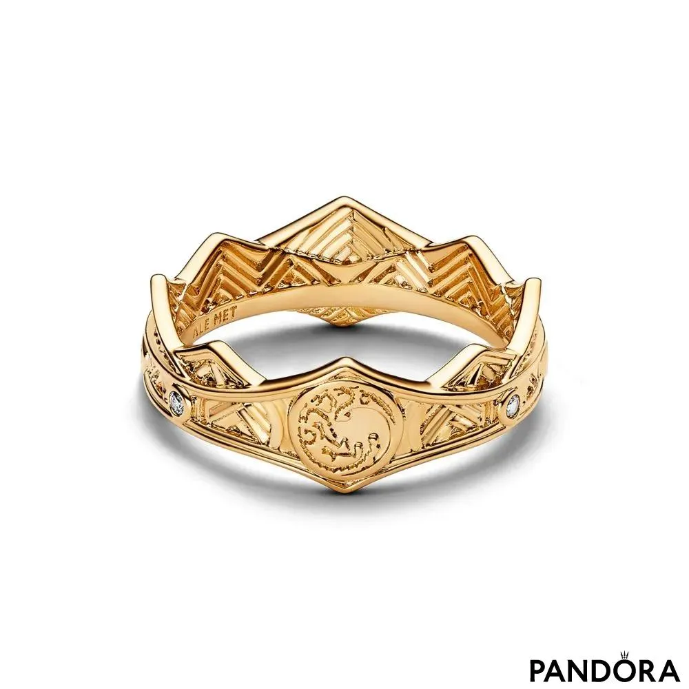 Кольцо «Игра престолов» с короной Дома Дракона 