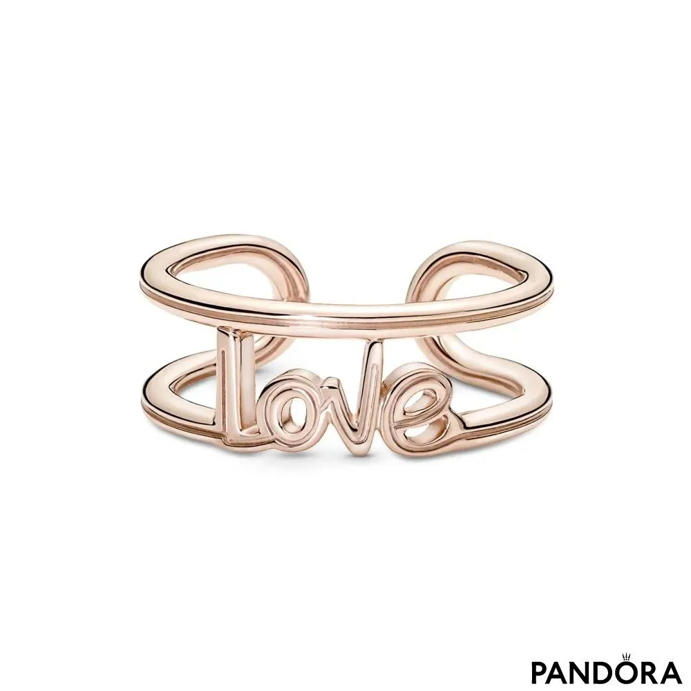 Открытое кольцо Pandora ME «Love»