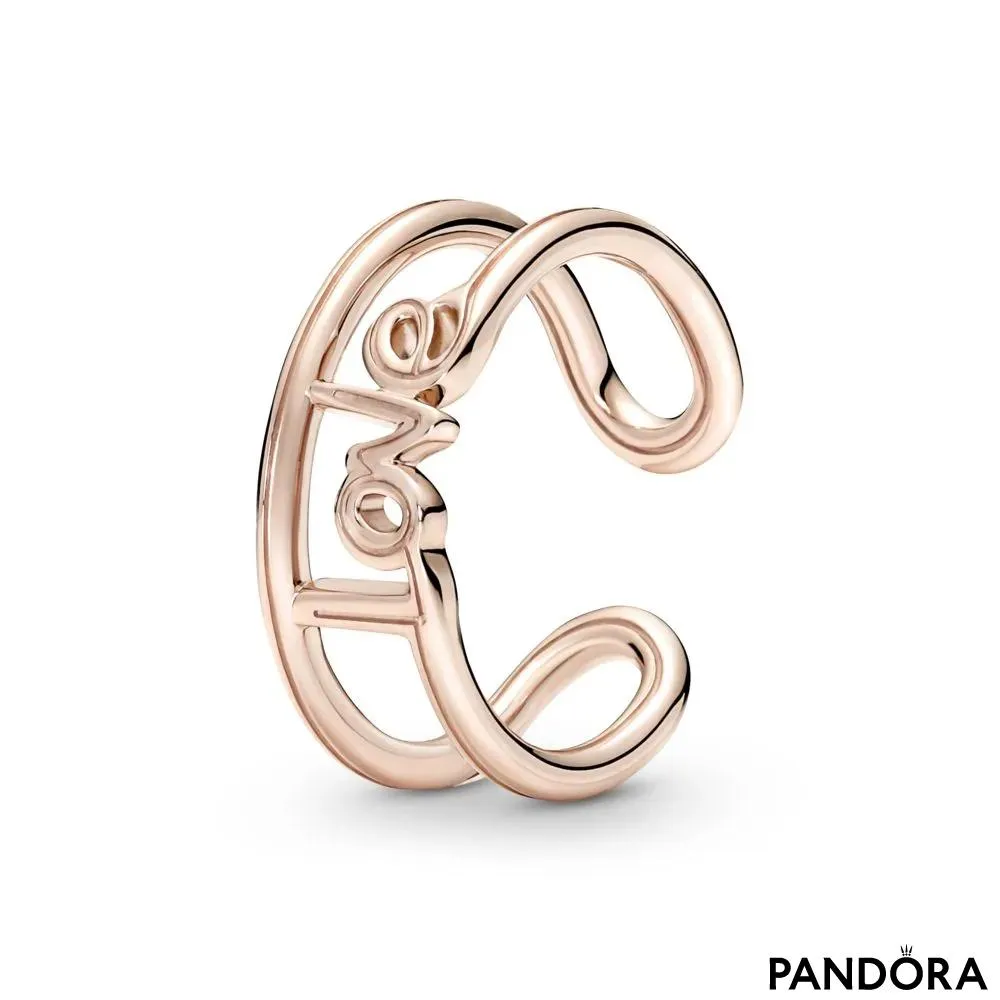 Открытое кольцо Pandora ME «Love»