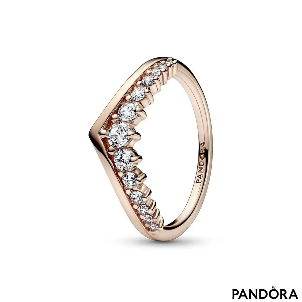 Inel pavé cu elemente plutitoare Dorință Pandora Timeless