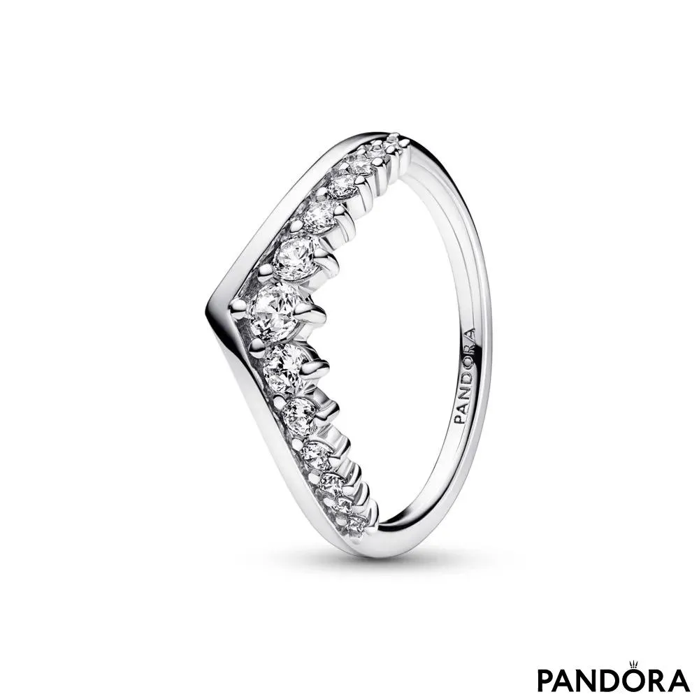 Inel pavé cu elemente plutitoare Dorință Pandora Timeless