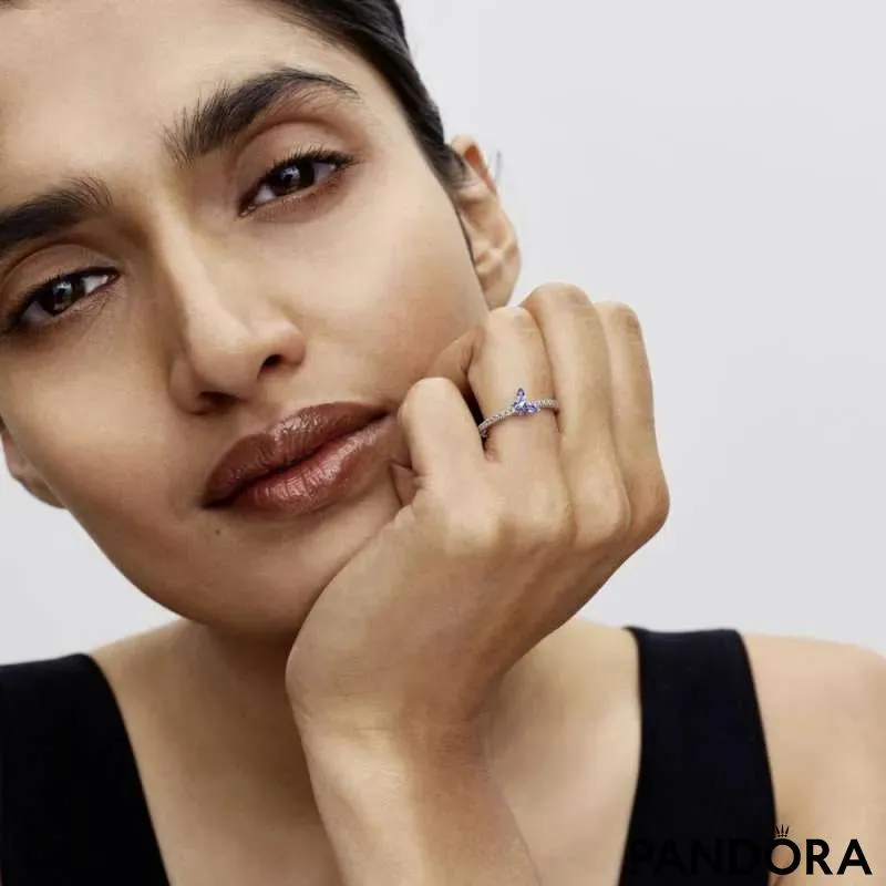 Кольцо «Сияющая бабочка» 