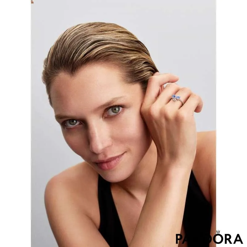 Inel cu fundă albastră Bridgerton 