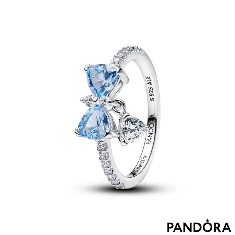 Inel cu fundă albastră Bridgerton 