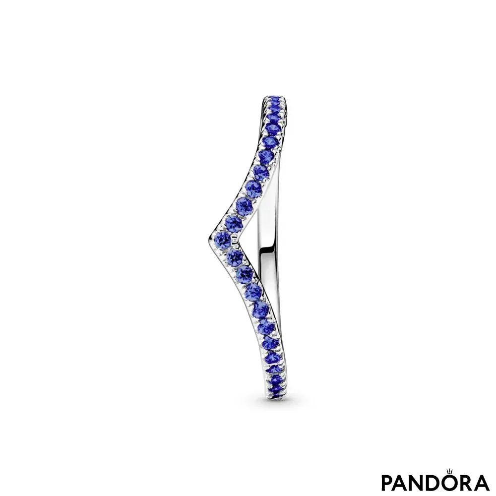 Inel albastru strălucitor Dorință Pandora Timeless