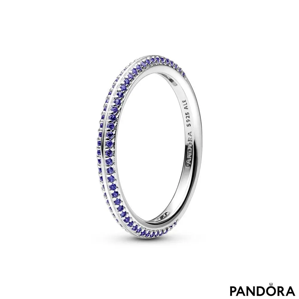 Кольцо с синим pavé Pandora ME