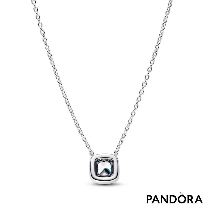 Colier la baza gâtului cu pandantiv halo 