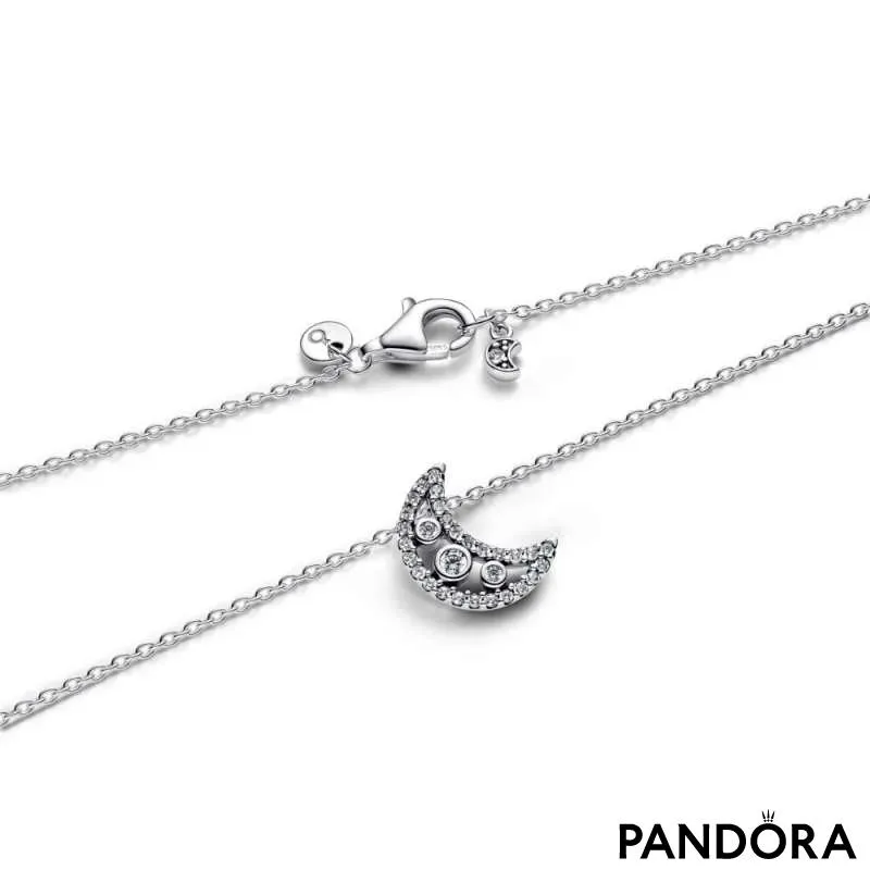 Colier cu pandantiv semilună 