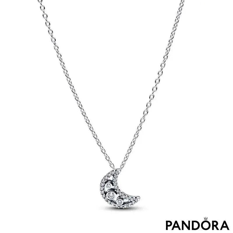 Colier cu pandantiv semilună 