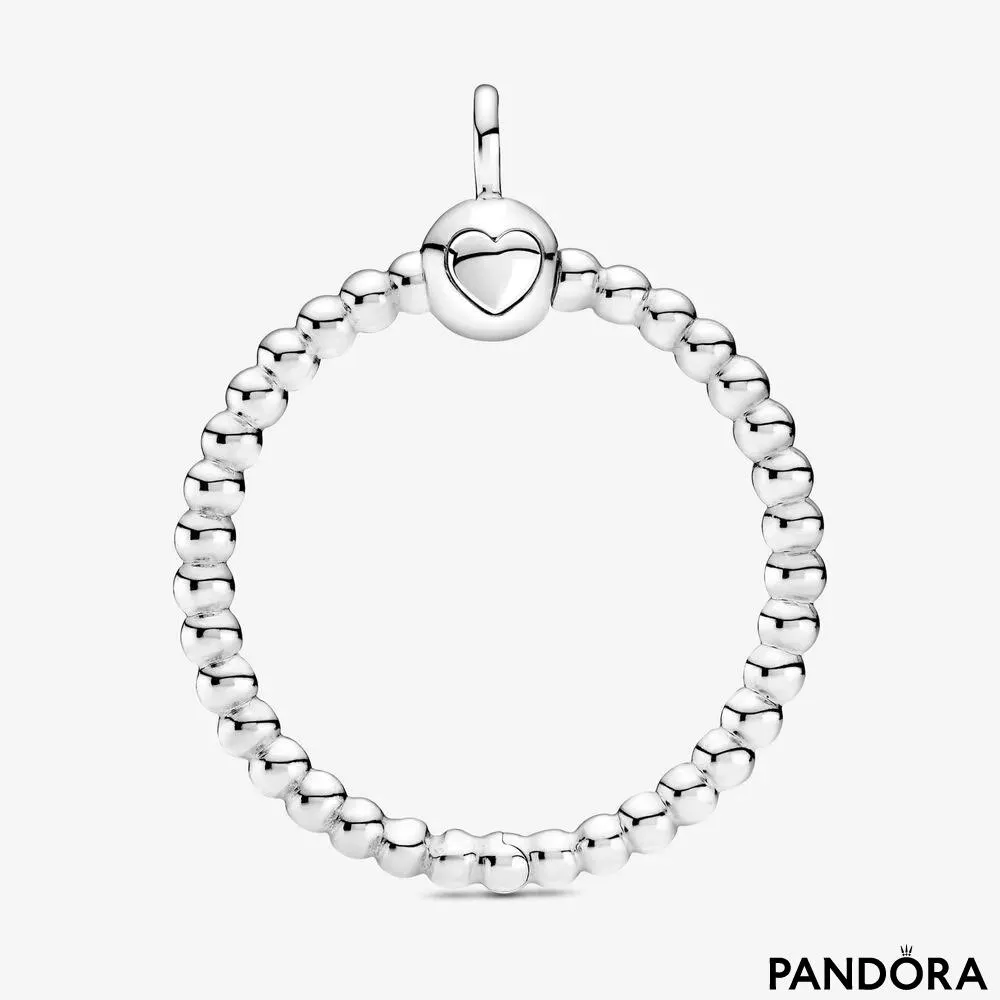 Средний кулон из бусинок Pandora Moments в форме O 