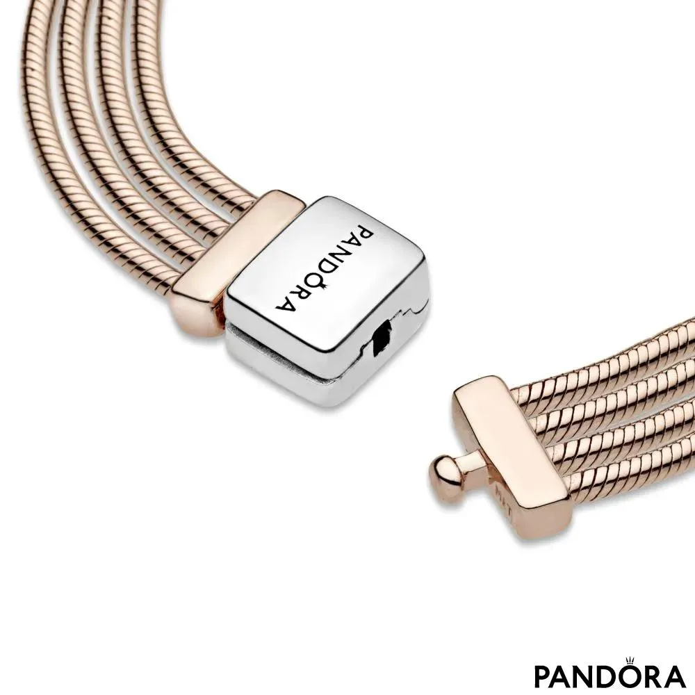Brățară compusă din multiple lanțuri clasice Pandora Reflexions