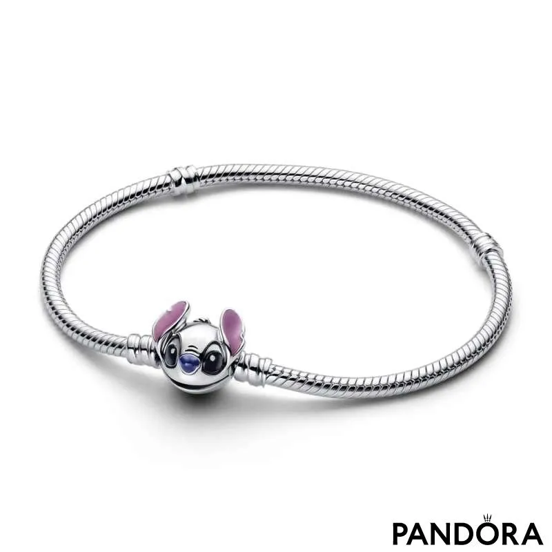 Brățară cu lanț cu textură de șarpe Disney Stitch 