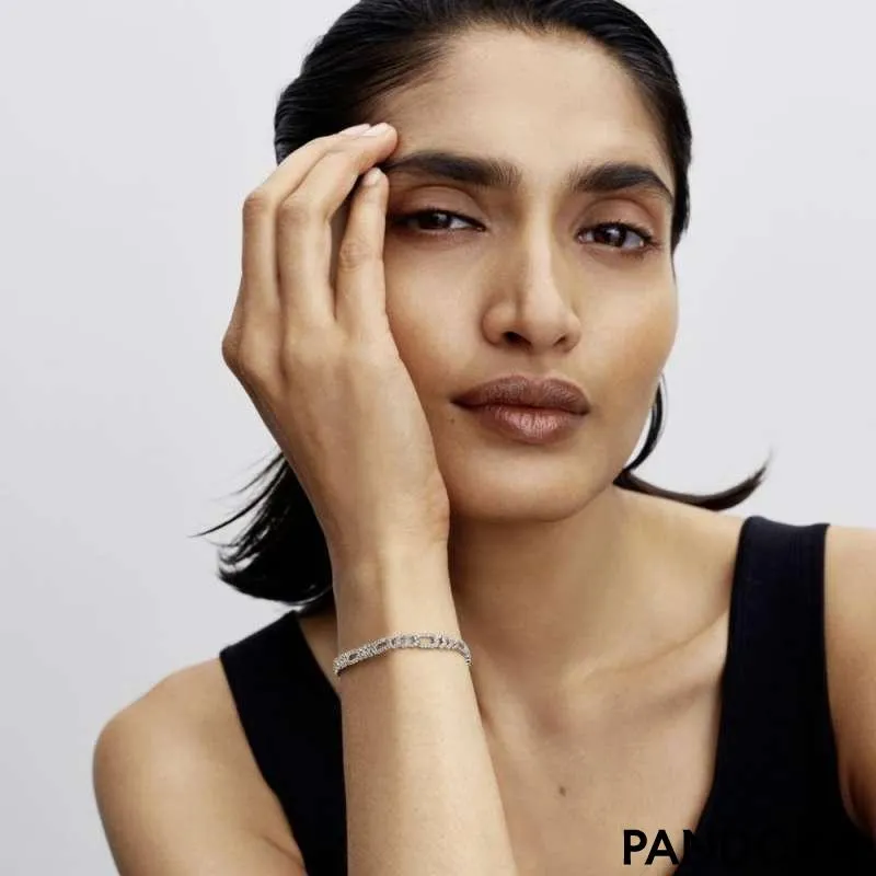 Brățară lanț cubanez oval 