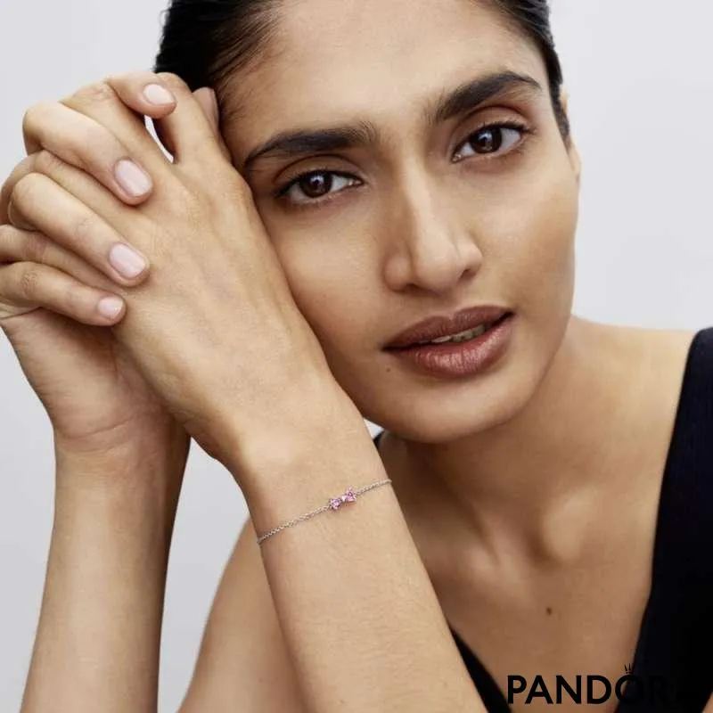 Браслет-цепь с бантом 