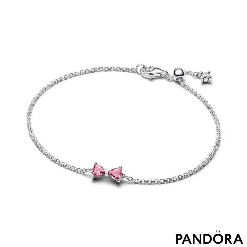 Браслет-цепь с бантом 