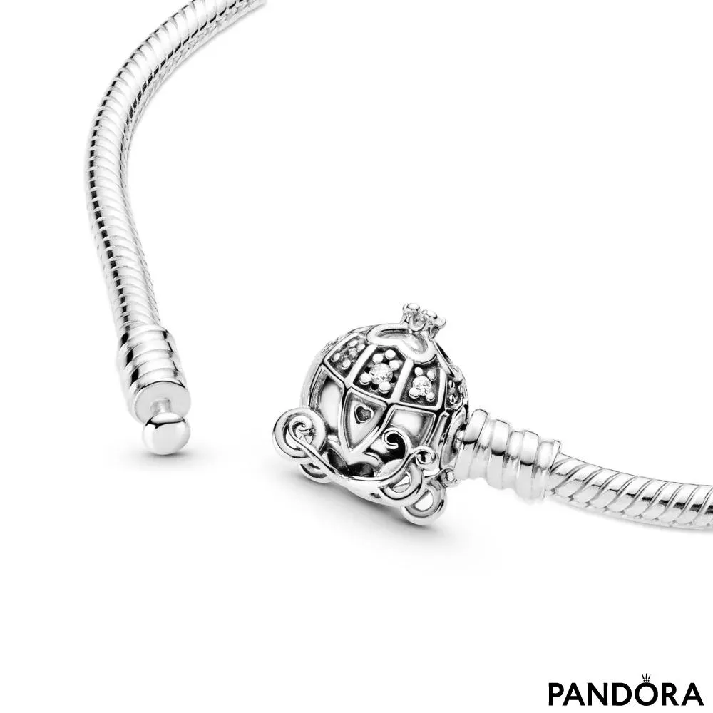 Браслет Pandora Moments с клипсой в виде кареты Золушки, Disney