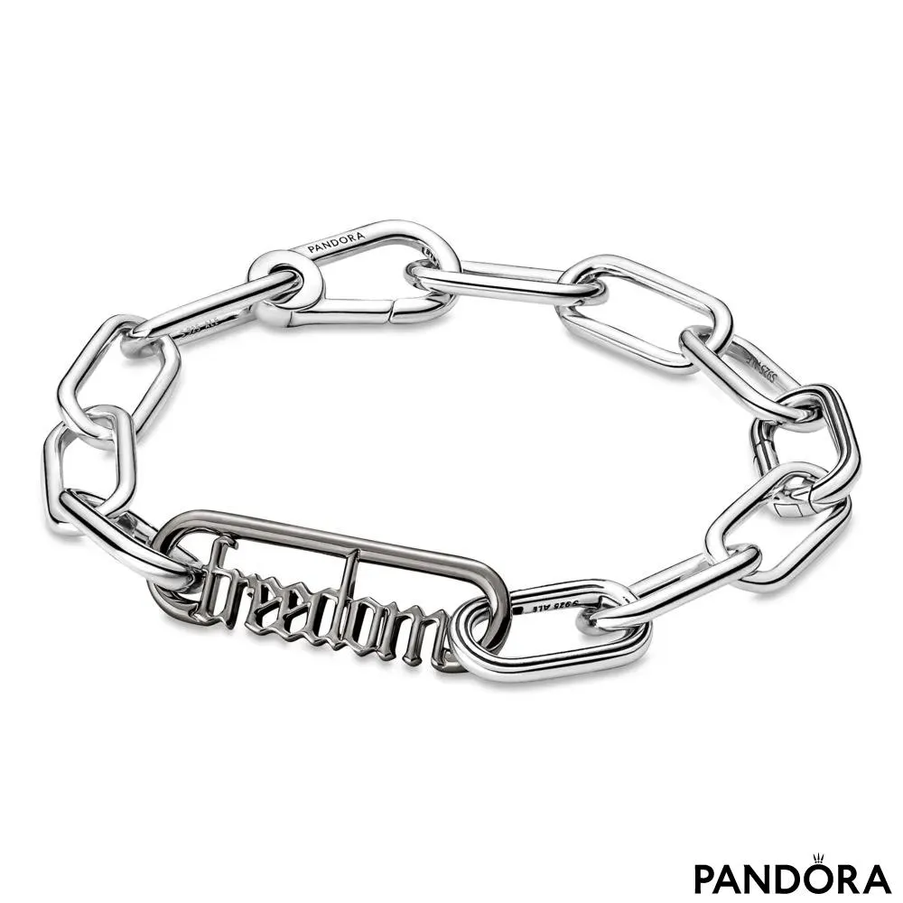 Verigă cu cuvântul Freedom Pandora ME 