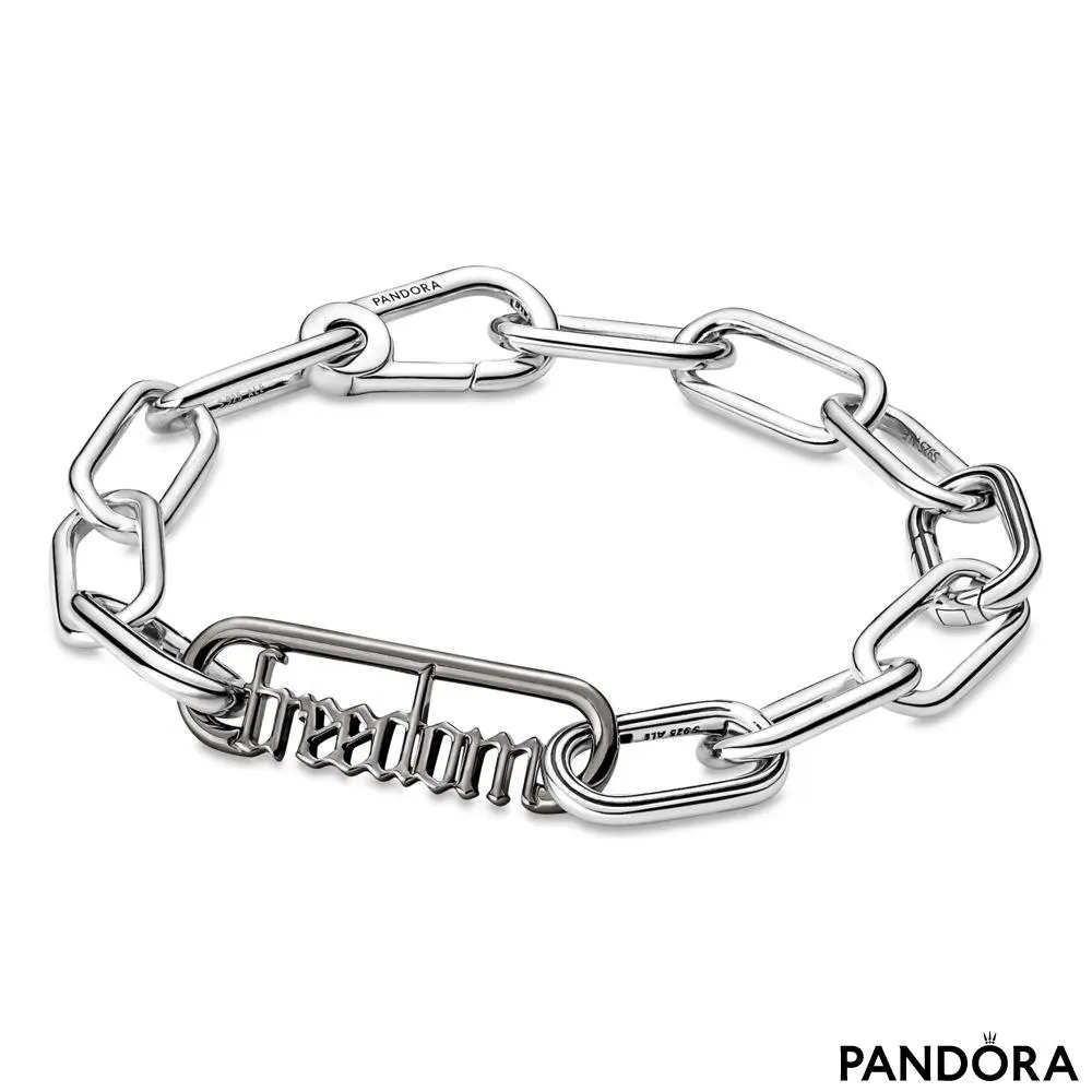 Verigă cu cuvântul Freedom Pandora ME