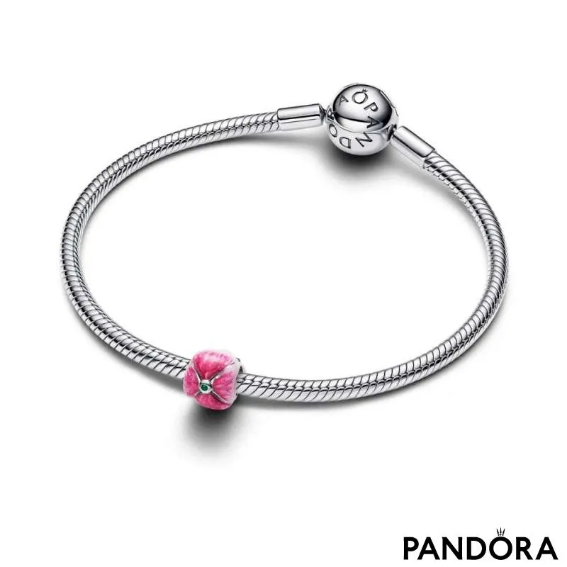 Розовая подвеска «Тюльпан» 