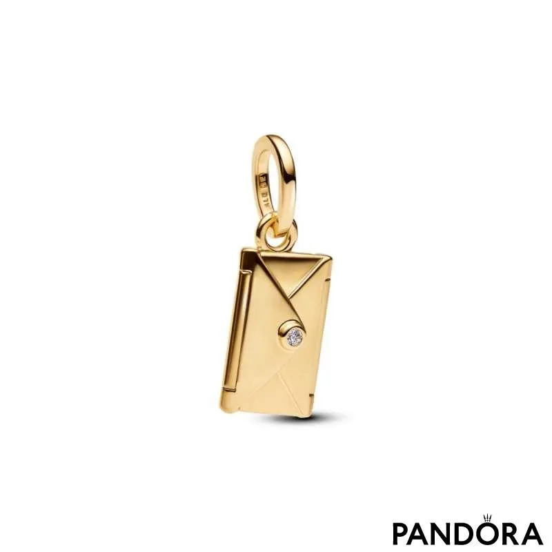 Talisman de tip pandantiv cu plic inscripționabil care poate fi deschis 