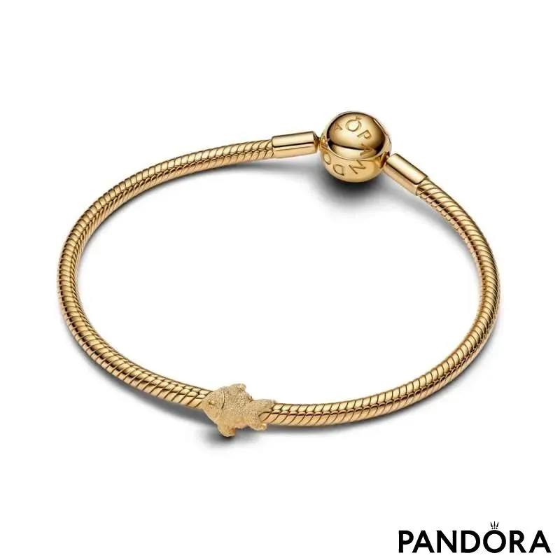 Mini talisman cu pește texturat 