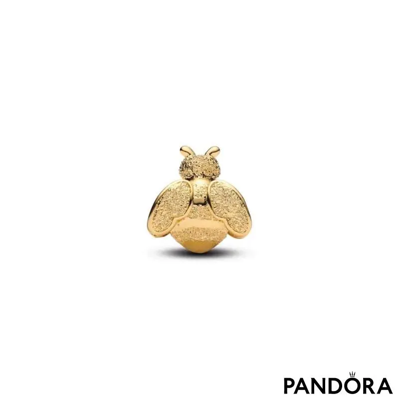 Mini talisman cu albină texturată 