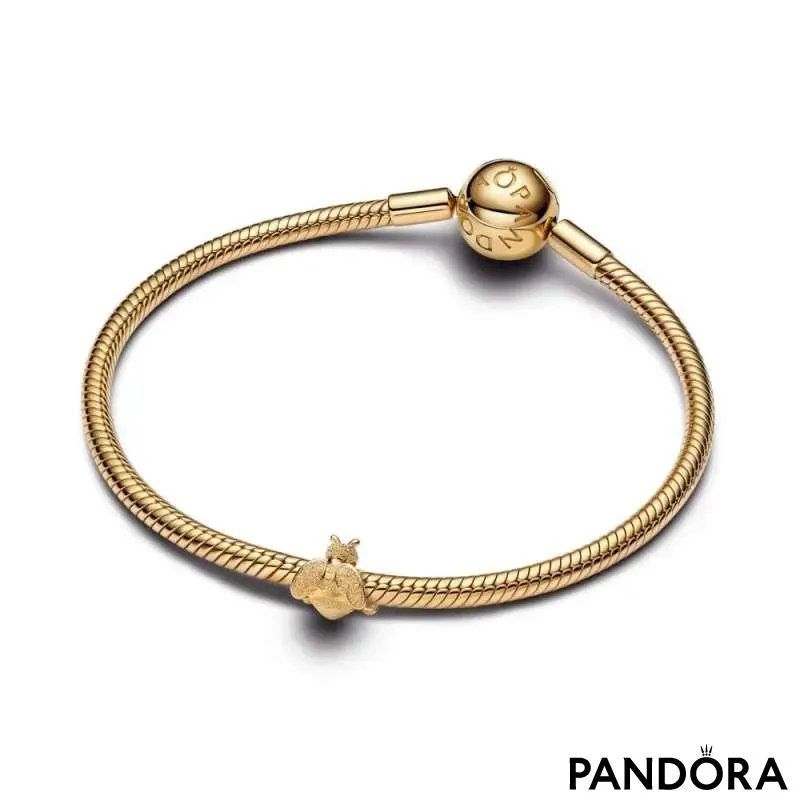 Mini talisman cu albină texturată 