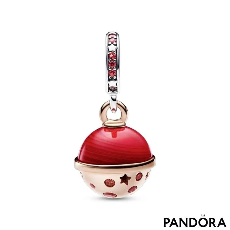 Talisman Bicolor Planeta Marte Murano & Pandantiv Strălucitor 