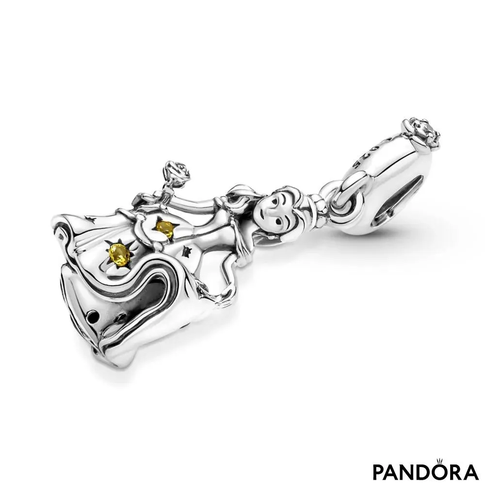 Talisman de tip pandantiv Frumoasa dansând din „Frumoasa și bestia” de la Disney