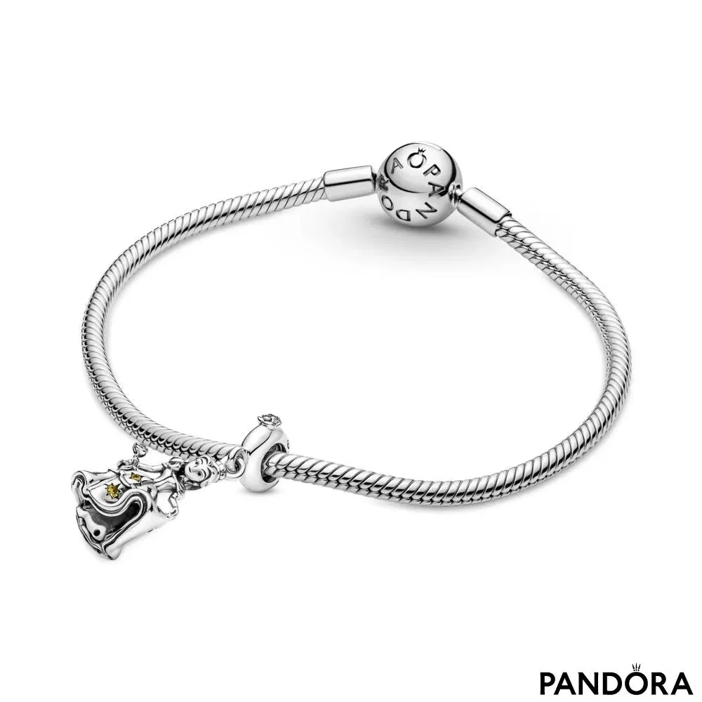 Talisman de tip pandantiv Frumoasa dansând din „Frumoasa și bestia” de la Disney