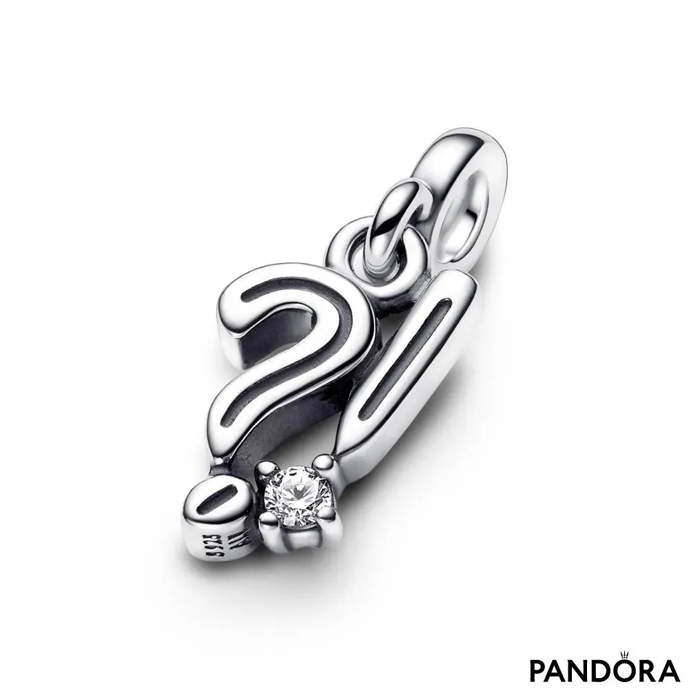 Мини-подвеска «Вопрос и восклицание» Pandora ME