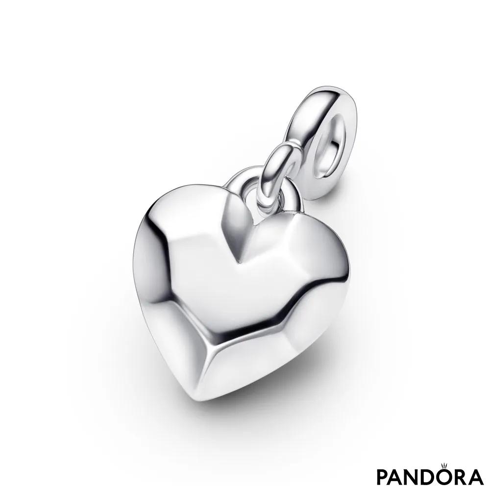 Mini pandantiv Inimă fațetată Pandora ME 