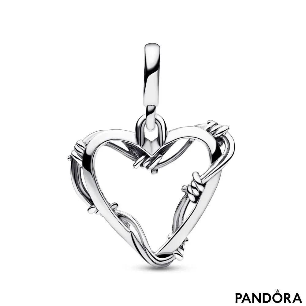 Медальон «Сердце в проволоке» Pandora ME