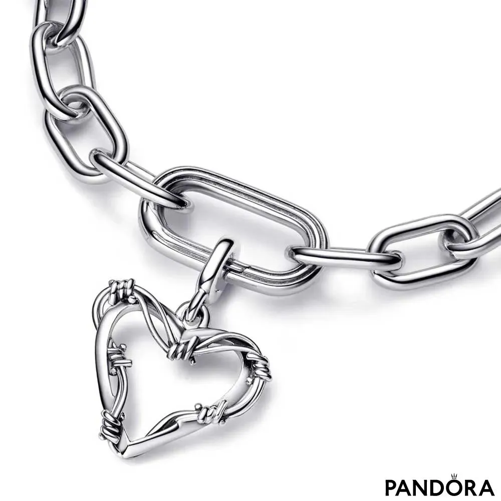 Медальон «Сердце в проволоке» Pandora ME