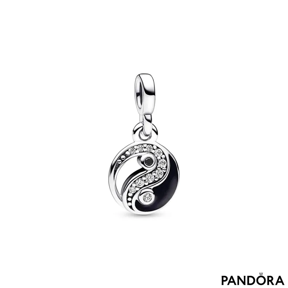 Сияющая мини-подвеска «Инь и Ян» Pandora ME