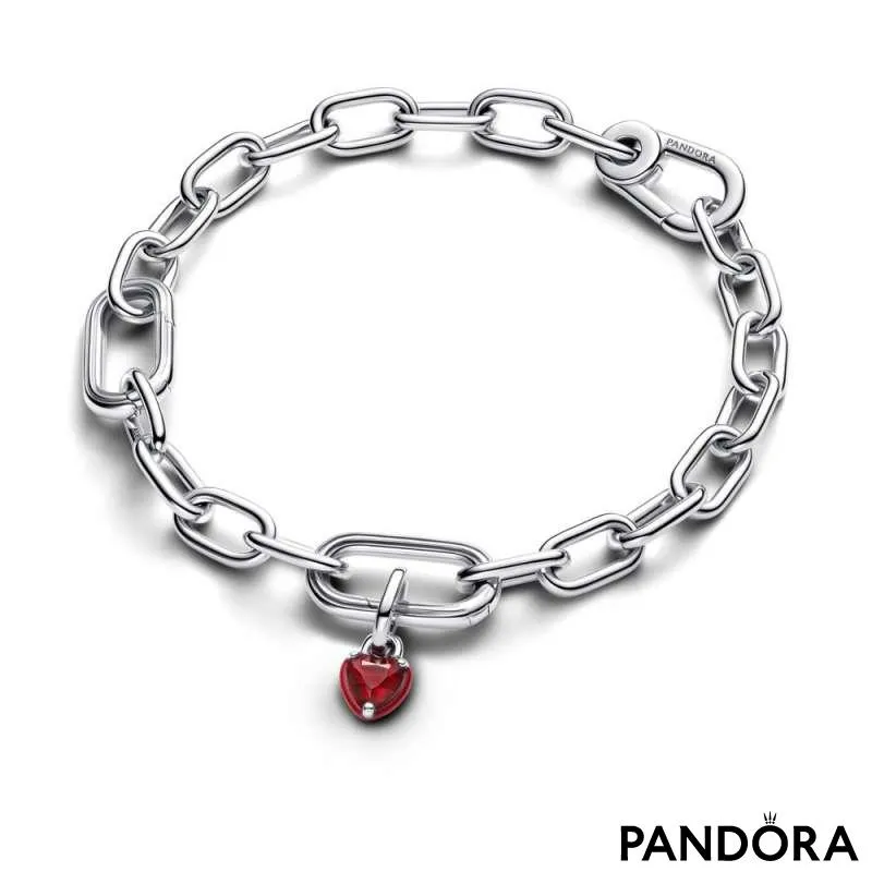 Мини подвеска — красное сердце 