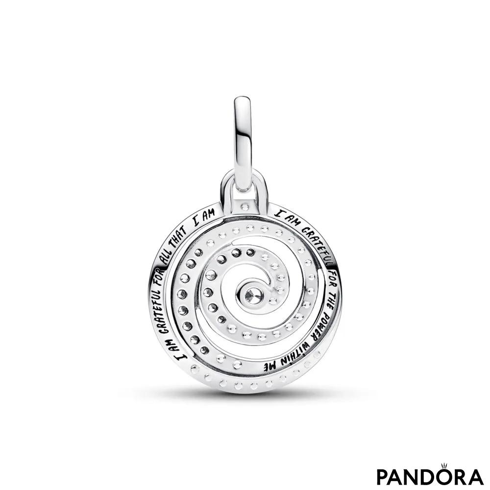 Pandantiv cu medalion Pandora ME Spirala Recunoștinței 