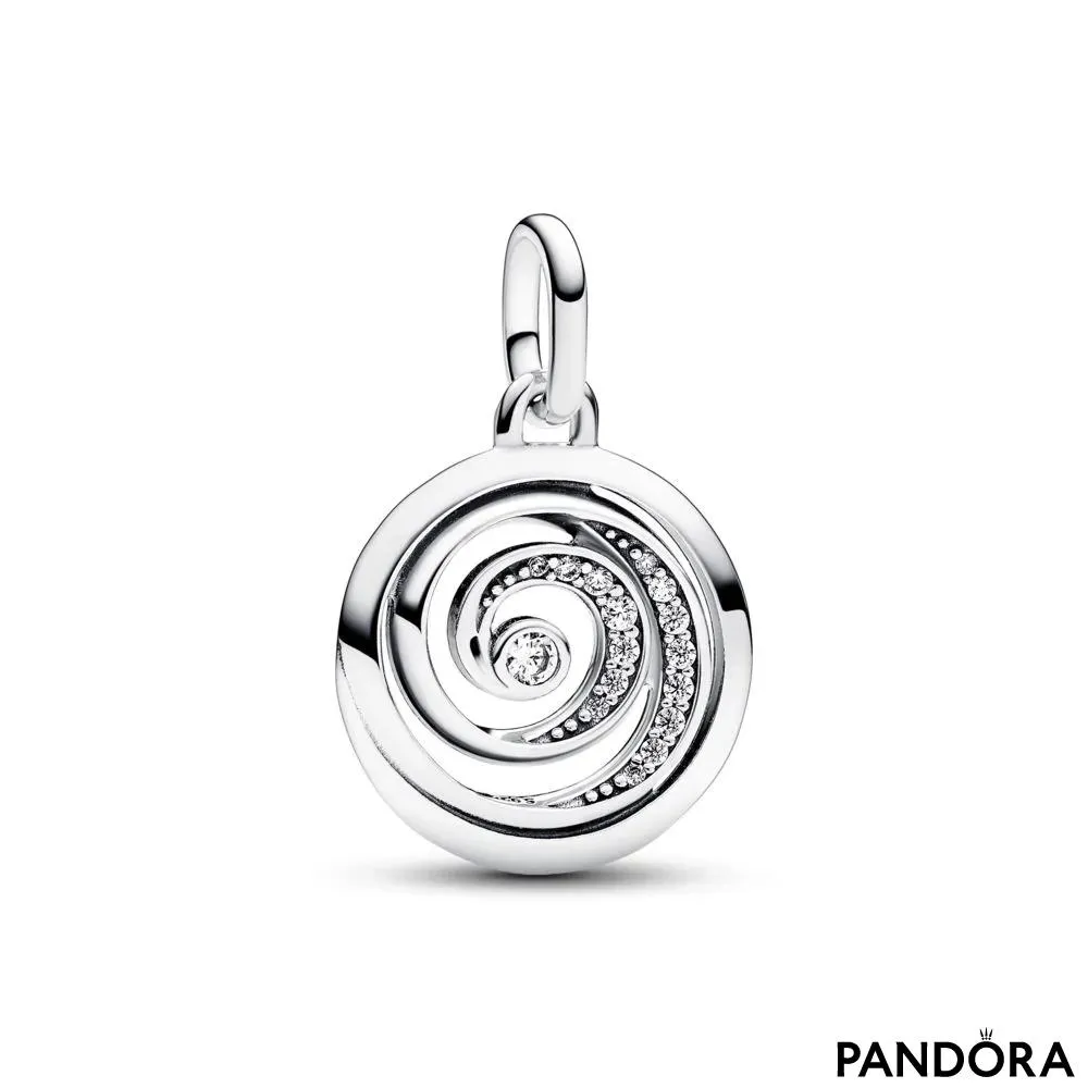 Pandantiv cu medalion Pandora ME Spirala Recunoștinței 