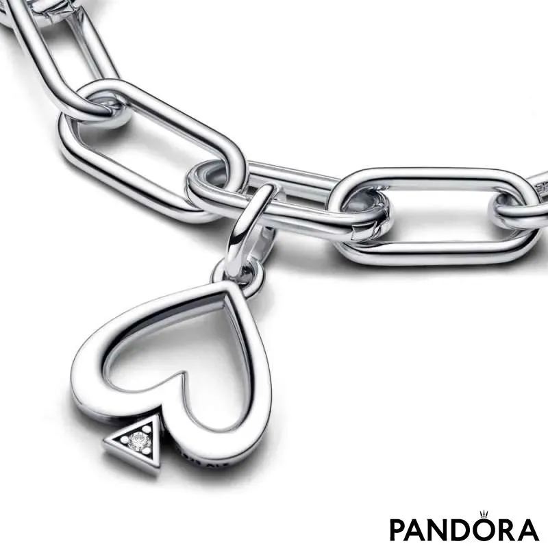 Talisman medalion Inimă neagră Pandora ME