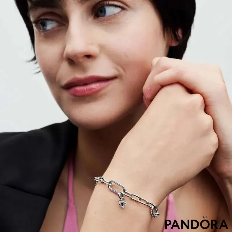 Mini talisman de tip pandantiv Inimioară cu fantă pentru cheie Pandora ME