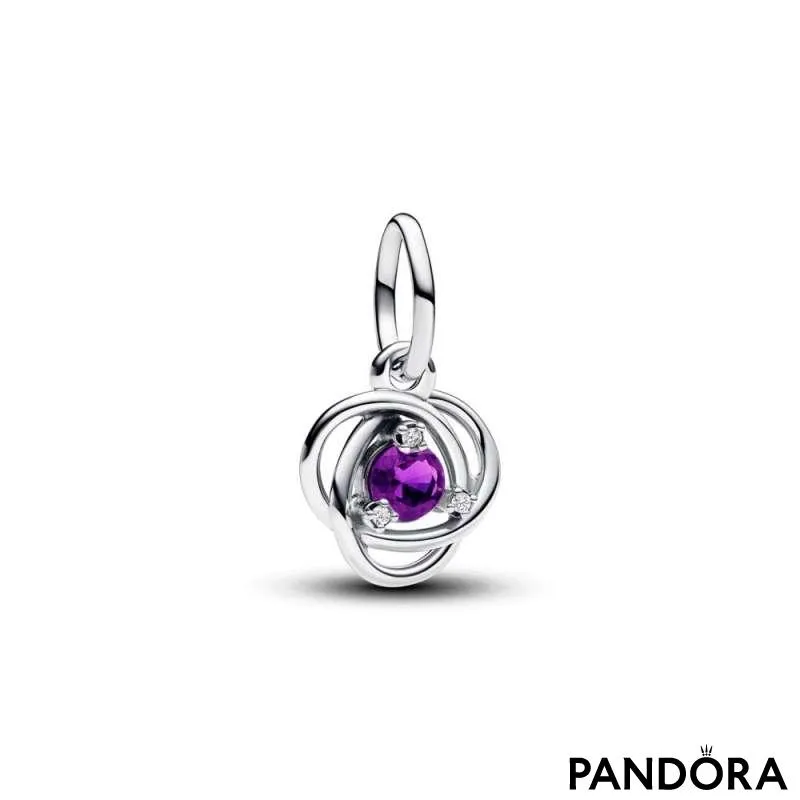 Pandantiv-talisman purpuriu Cercul Veșniciei 
