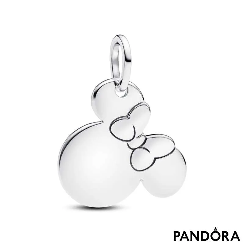 Talisman de tip pandantiv inscripționabil cu Minnie Mouse de la Disney