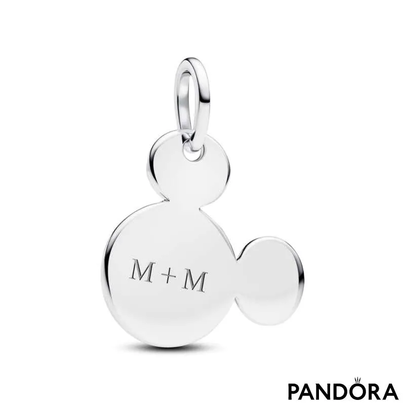 Talisman de tip pandantiv inscripționabil cu Mickey Mouse de la Disney