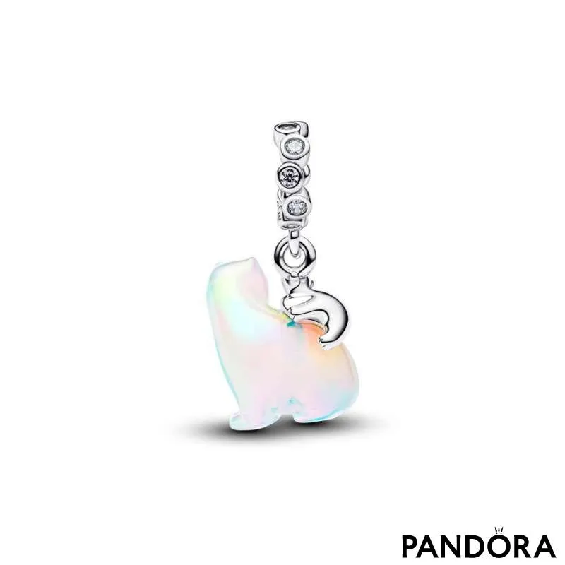 Шарм-подвеска «Белая медведица с медвежонком» 