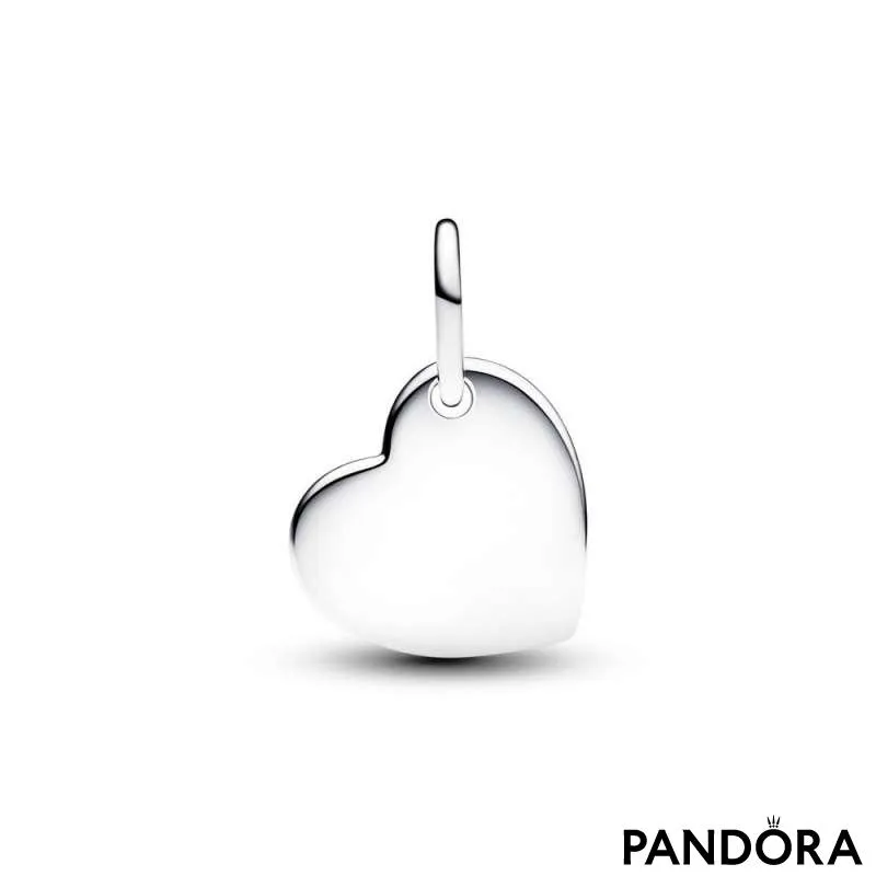 Подвеска-сердце для гравировки с синим камнем — Сентябрь 